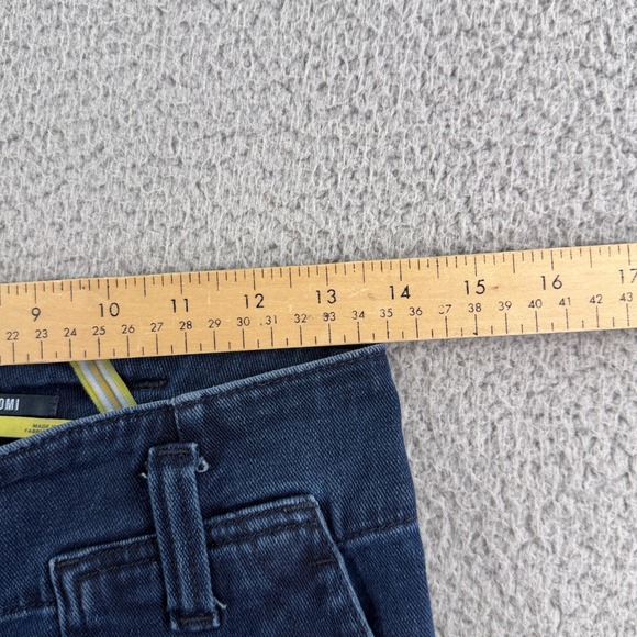 Maeve by Anthropologie The Naomi High Rise Flare Jeans Dark Wash Size 27 - Picture 7 of 9